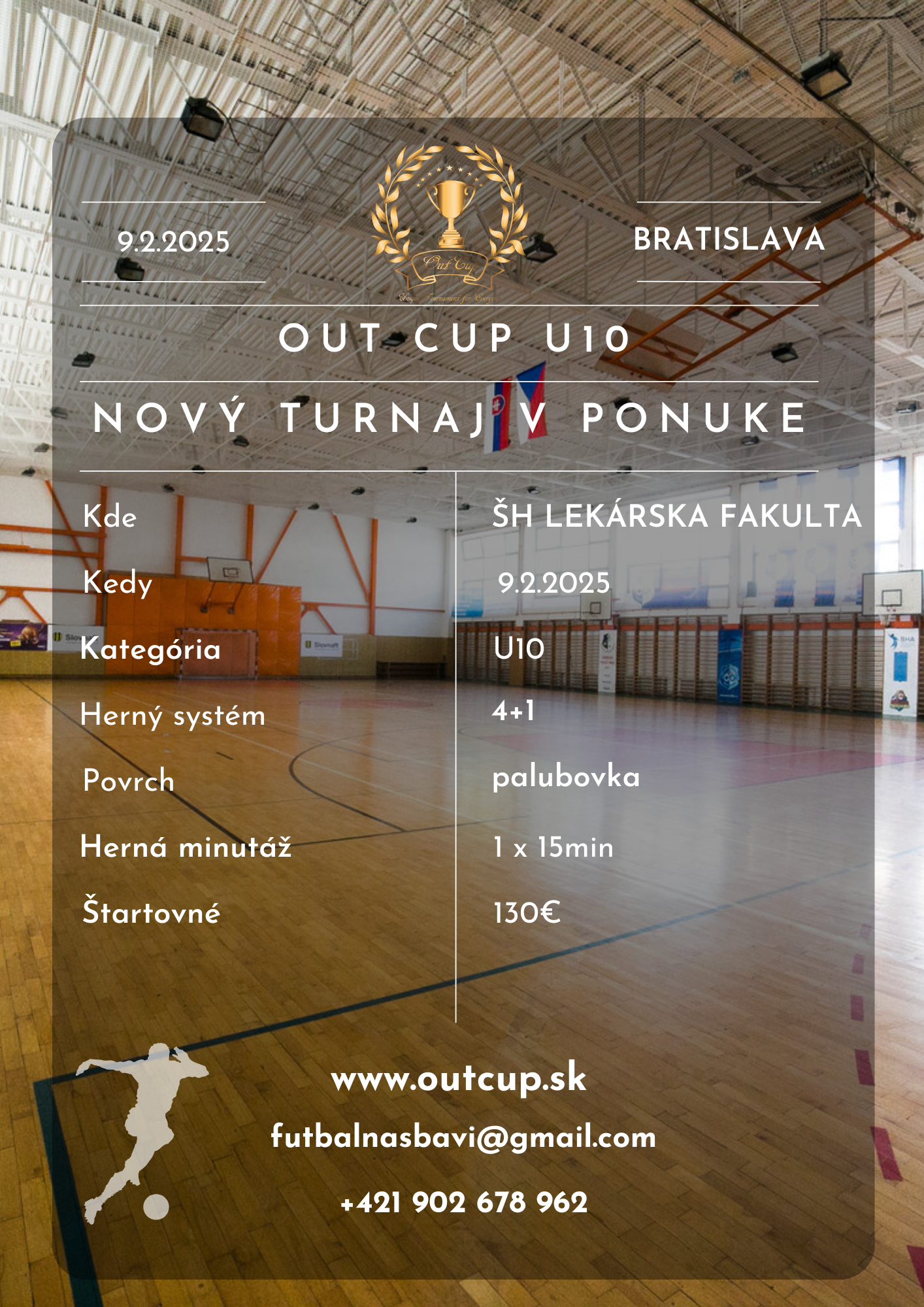 U10 – 09.02.2025  Bratislava ŠH LF UK Mlynská Dolina